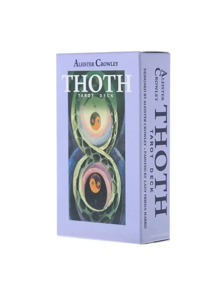 Thoth Tarot cartes 78 cartes Deck mystérieux Divination Oracle jeu de société jeu de société jeu de cartes jeu de société