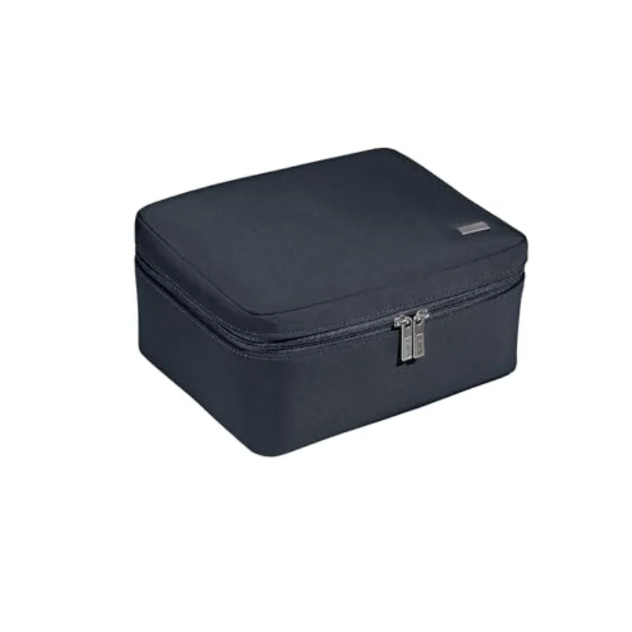 

Cosmetics Bag Makeup Bag with Detachable Brush Roll Waterproof Clear Zip Pockets Travel Friendly