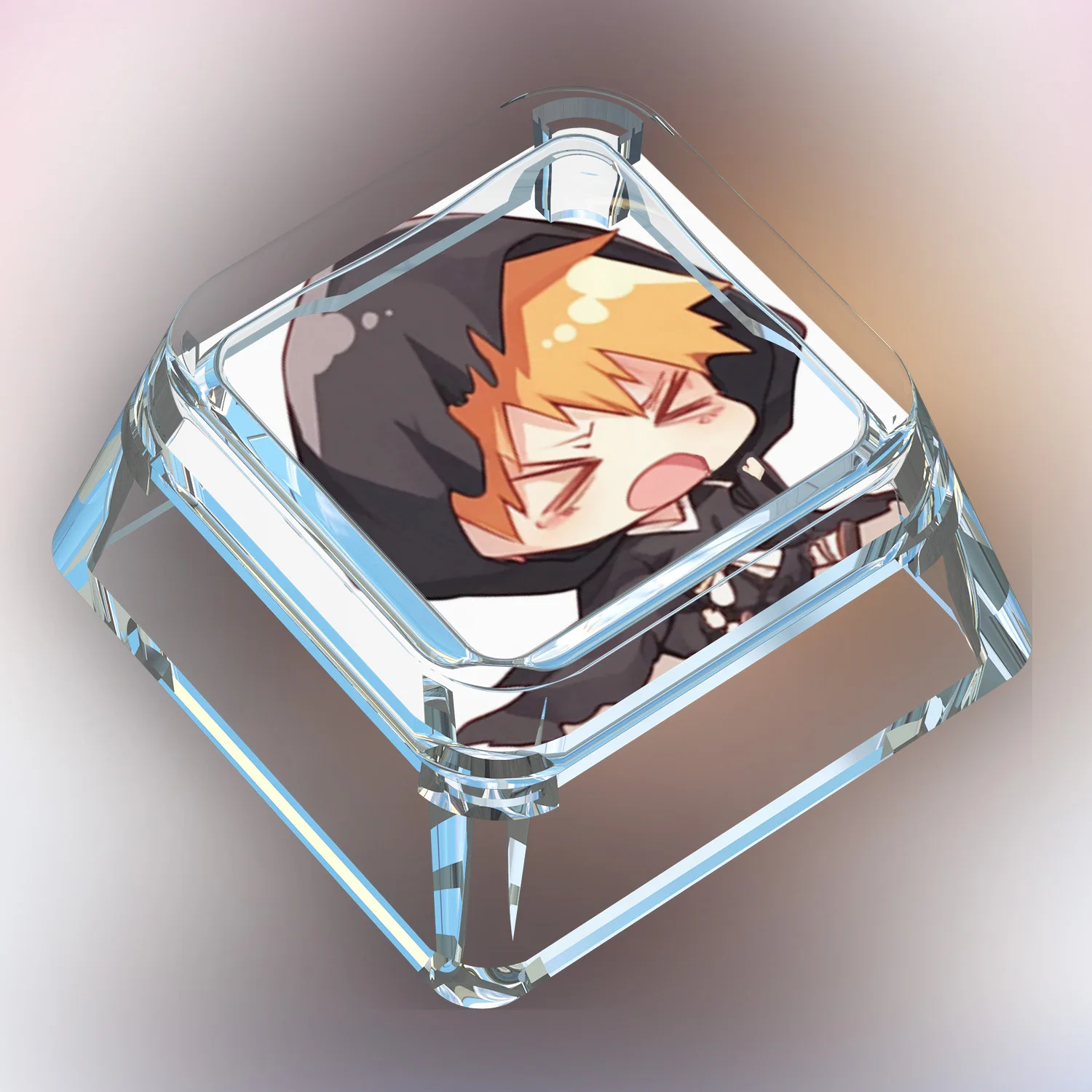 9 Models Diy Self Made Kurosaki Ichigo Cute Mechanical Keyboard Keycap Cross Shaft Card Customized Mechanical Keyboard Keycap