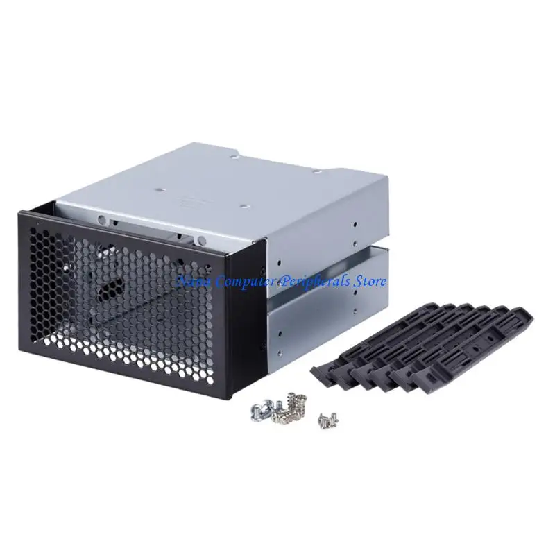 F68C 3 Bay Large Capacity HDD Hard Drive Cage Rack Optically Drive Bay 3.5in Hard Drive