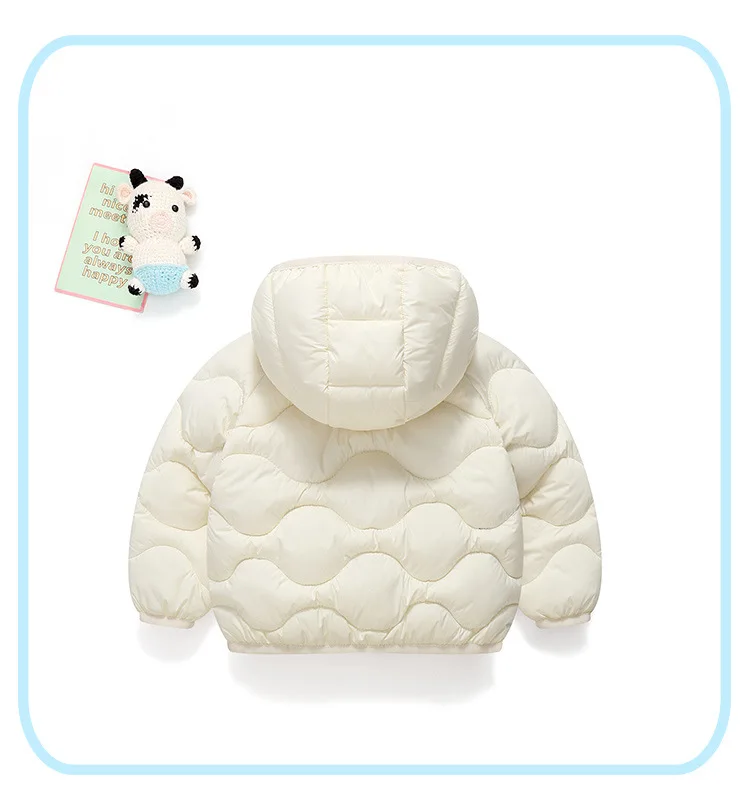 Winterjacke für Mädchen, gefütterte Brotjacke, Kapuzenjacke für Jungen, weiche, bequeme Streetwear für Kinder, Alltagskleidung für die Schule, lässige Kinderbekleidung. – Detail 9