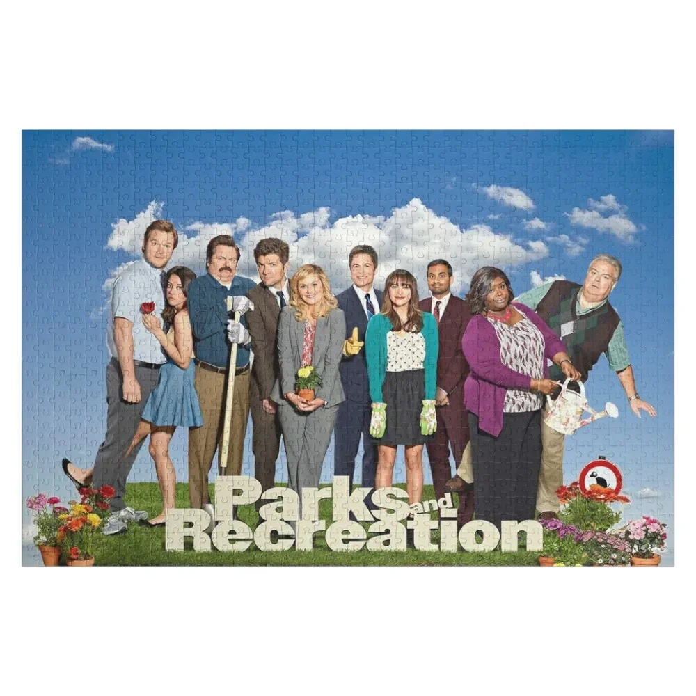 

The Parks and Rec Gang Jigsaw Puzzle Scale Motors Photo Personalized Gifts Personalized Gift With Personalized Photo Puzzle