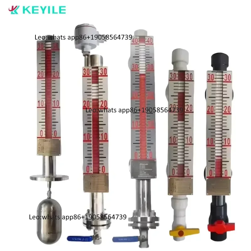 Magnetic Flip Plate Level Meter High Precision Magnetic Float Level Sensor for Oil Chemical