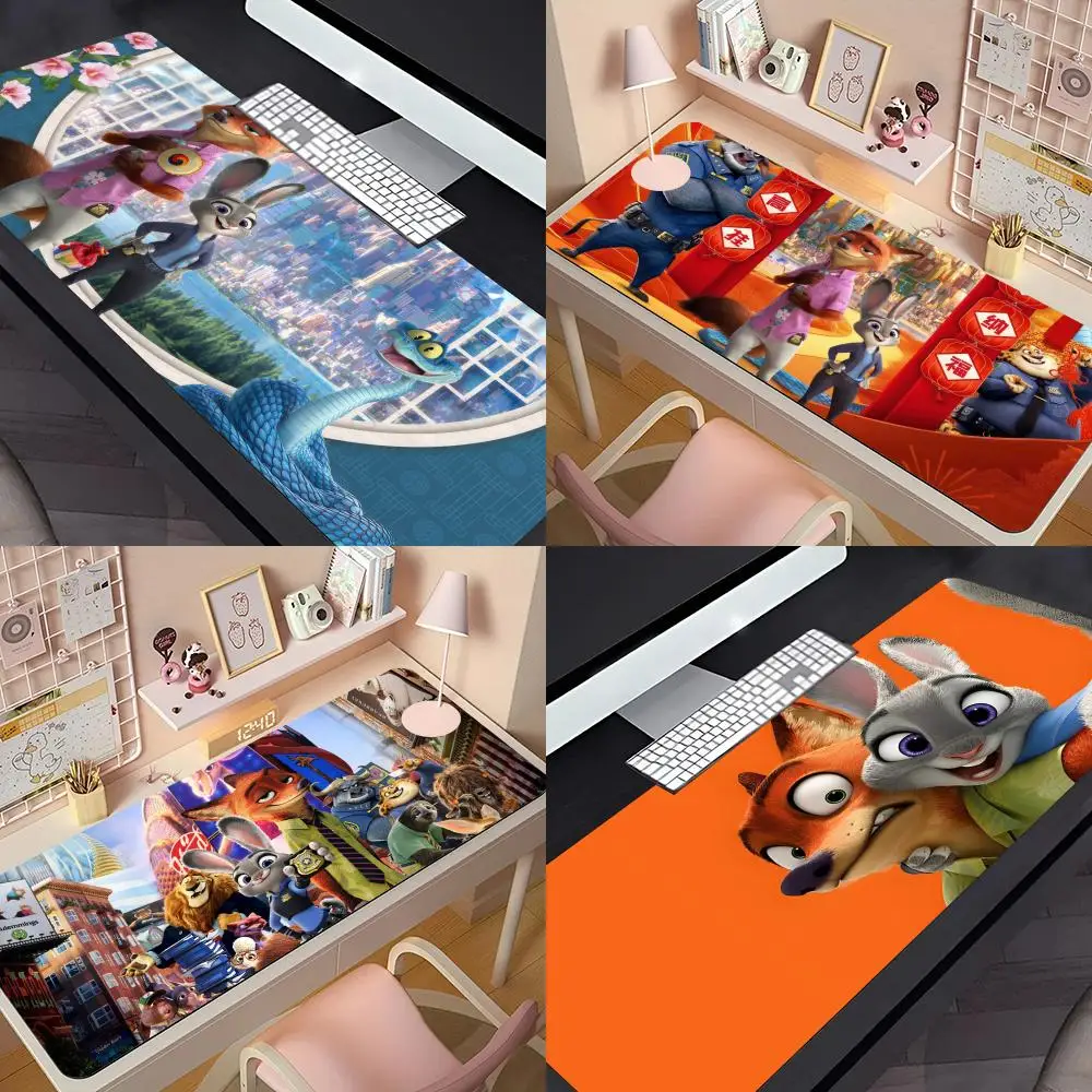 

Cute Zootopia Mouse Pad Rubber Large Mousepad Game Table Keyboard Pad Rubber Carpet Notebook Mousepad