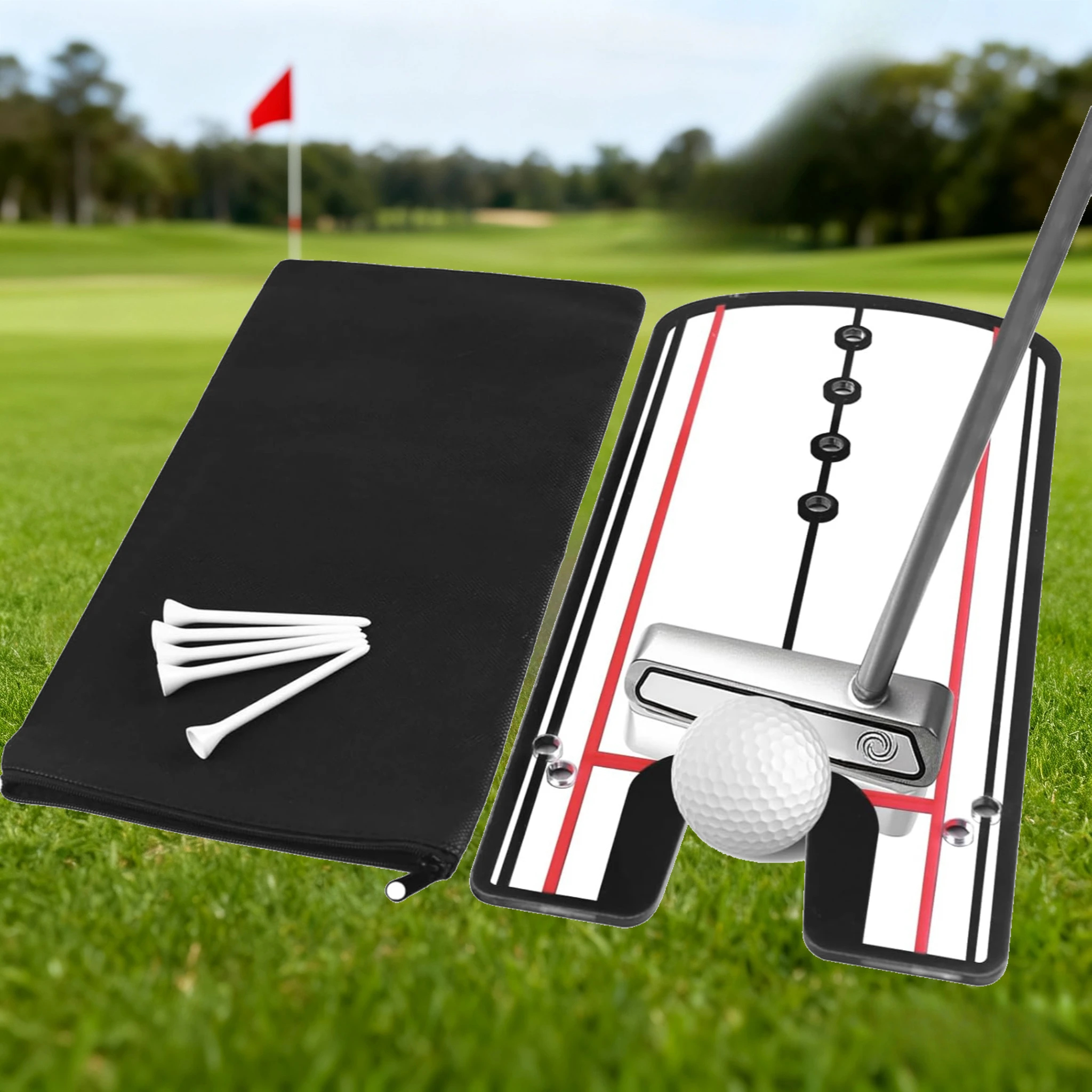 مرآة محاذاة وضع الجولف المحمولة، أداة محاذاة وضع المدرب، أداة التدريب المساعدة على تدريب خط العين