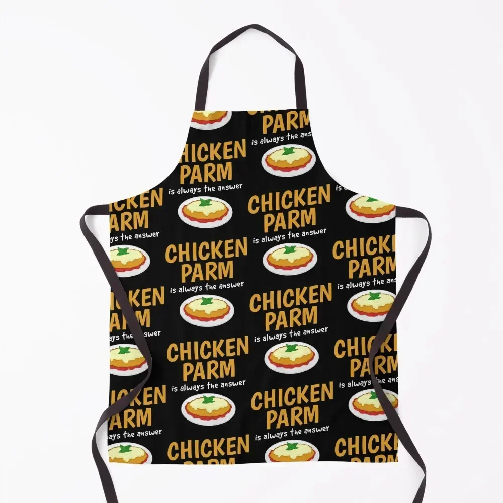 

Italian Foodie Chicken Parm Is Always The Answer graphic Apron Hairdressing Chef Uniform For Men Barista Apron