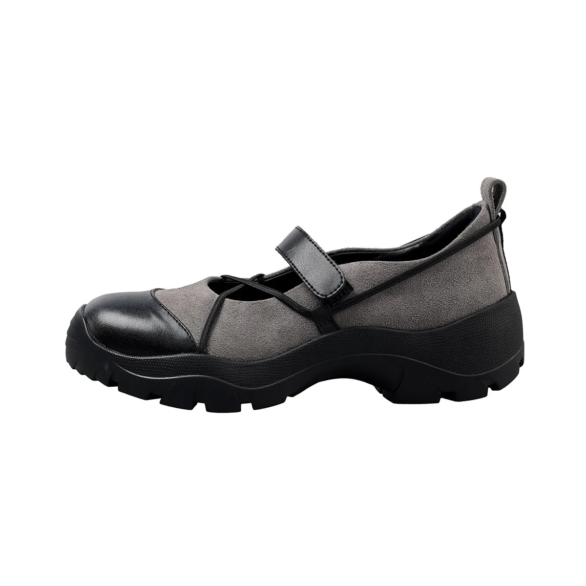 

Arden Furtado Autumn cowhide platform Sports casual women's shoes round toe word-cingulate Middle Heel Single Shoe Wedges Pump