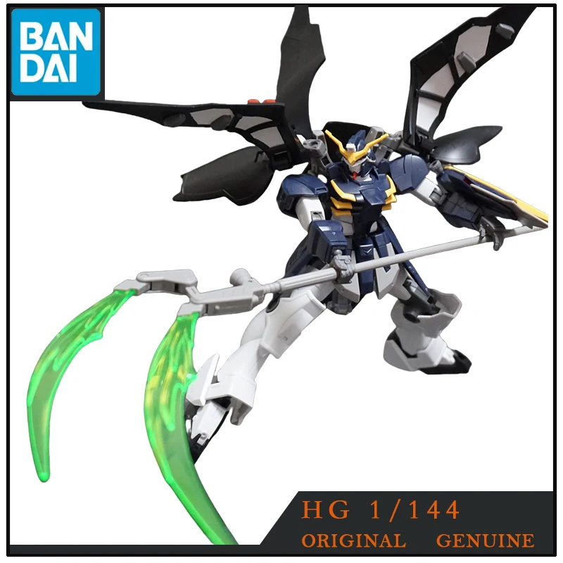 Bandai-figuras de acción de Gundam HG, XXXG-01D2, GUNDAM, DEATHSCYTHE, HELL, juguetes para niños y niñas, modelo de regalo, adornos