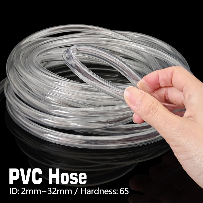 PVC Plastic Hose Transparent Water Pump Tube ID 1 2 4 6 10 12 16-50mm Aquarium Irrigation Garden Garden Water Pump Hosing