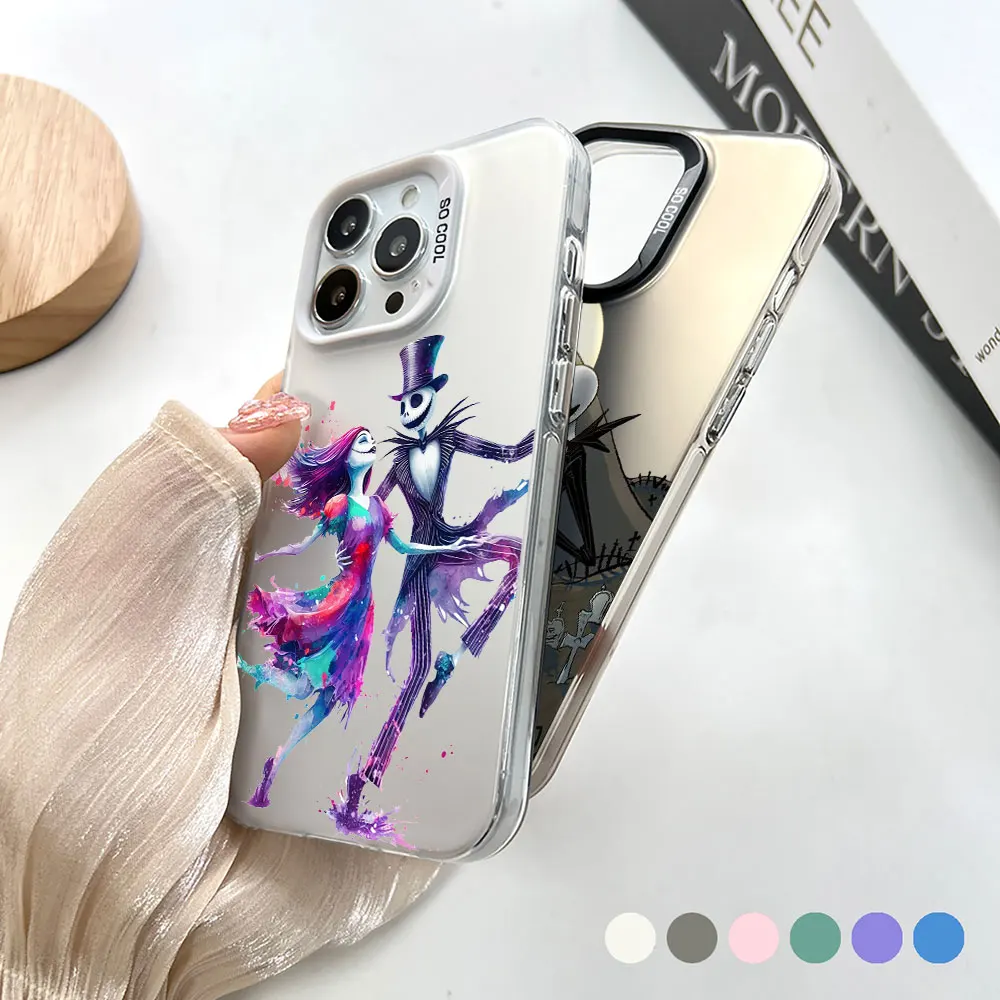 The Nightmare Before Christmas Couple Phone Case For OPPO Reno 10 8T 7 7Z 6 5 A98 A94 A78 A76 A74 A58 A57 A55 A38 A37 A31 Cover