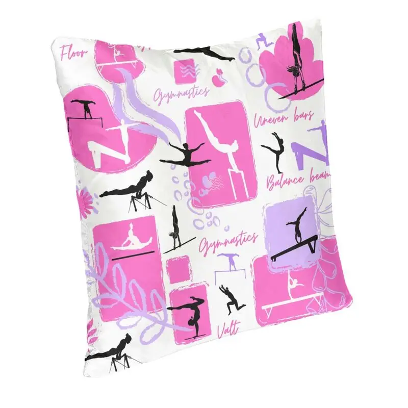 Dance Rhythmic Gymnastics Pillow Case 40x40cm Decor Home Modern Chair Cushion Square Pillowcase