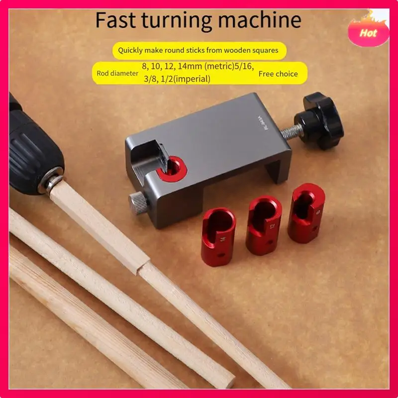 

New Dowel Maker Jig Tenon Dowel Plug Cutter W/Alloy Blade Adjustable Drill Guide Positioner For Wood Sticks Making