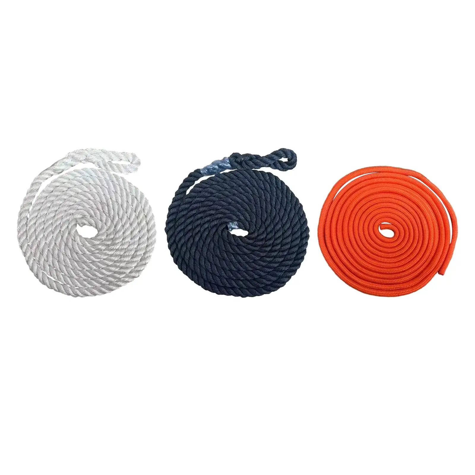 

Boat Fender Line Durable Polyester Rope Nautical Accessories for Dock Mooring Anchor Buoy Protection