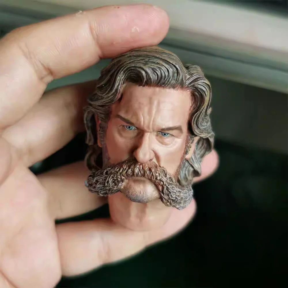 1/6 스케일 John Kurt Russell 헤드 스컬프 조각 모델 Fit 12'' 남성 솔리드 액션 피규어 바디 인형