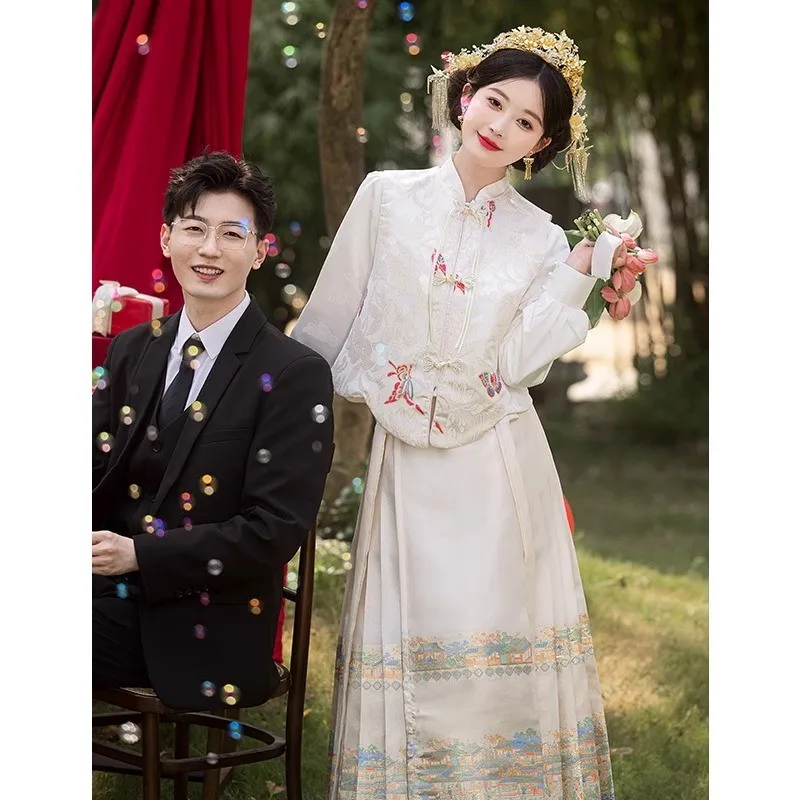 

New Chinese-style Han toasting dress set
