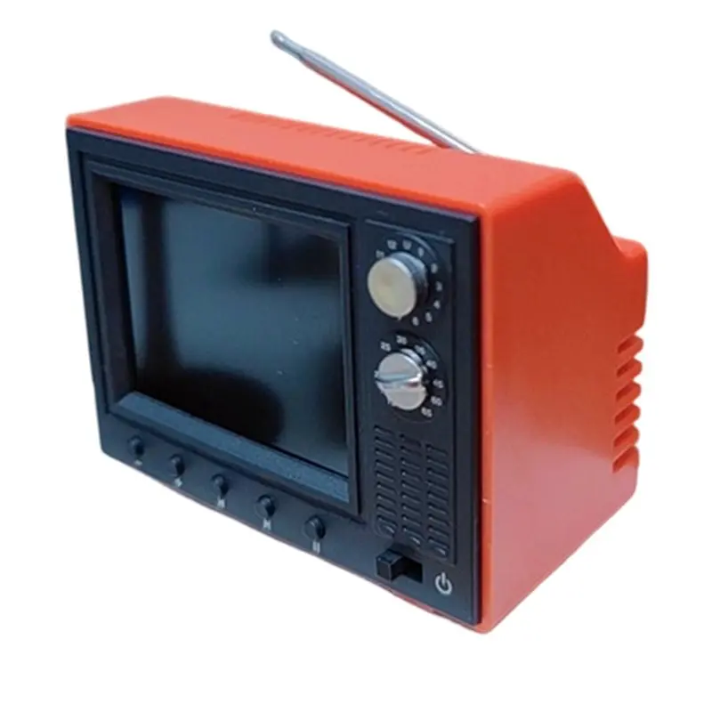 【値下げ！】-】1-12-ドールハウスミニテレビ-usb-ポート付き-24-インチ画面-8gb-メモリ-600mah-バッテリー-ドールハウス用ミニチュア液晶テレビ