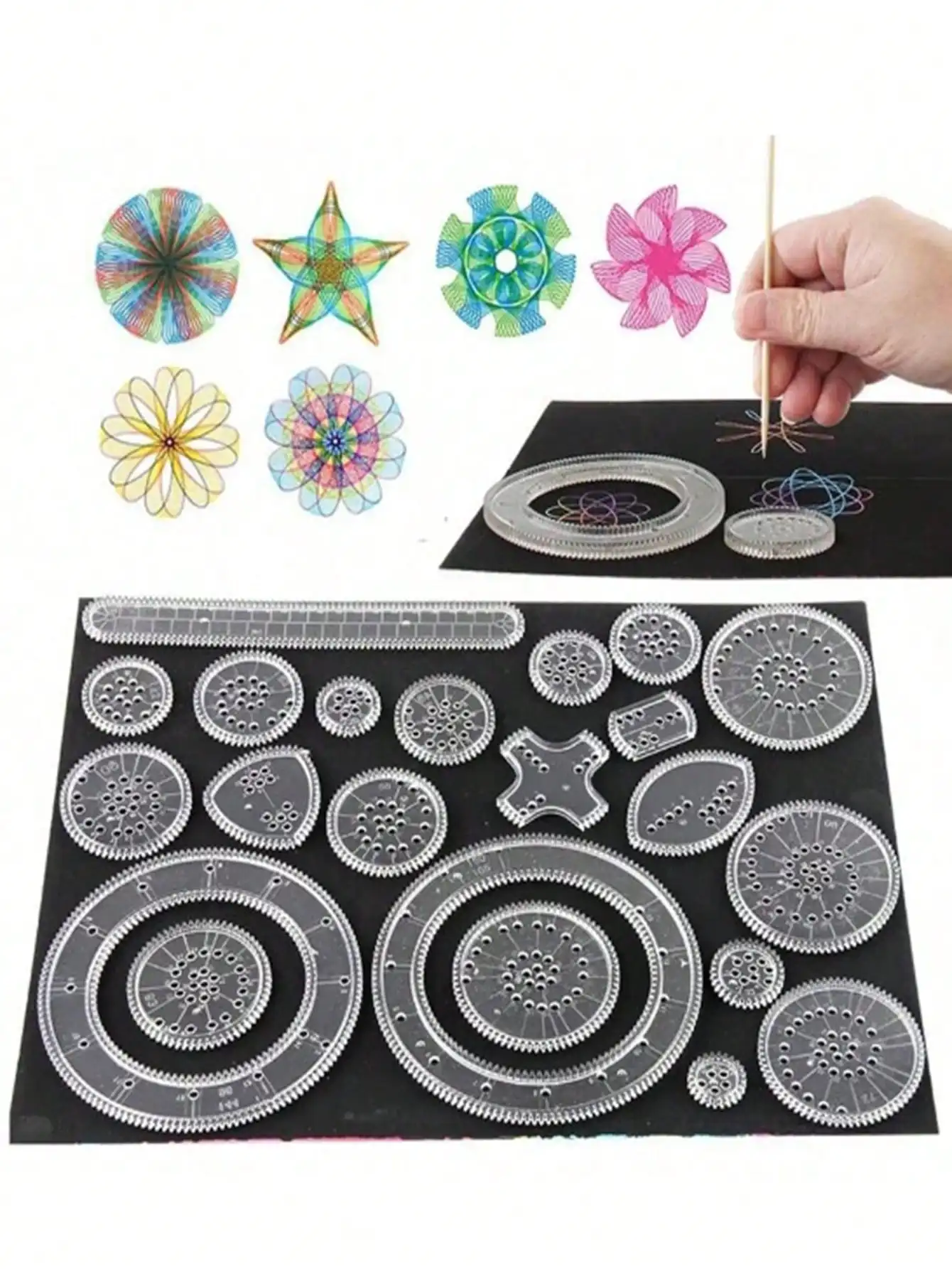 1 set of 22 painting art sets, painting tools, writing graffiti tools, rulers, art and crafts sets