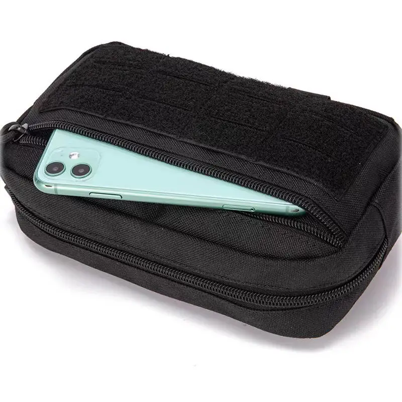 Tactical Molle Cell Phone Pouch EDC Pouch Waist Pack Emergency EMT Utility Tool Pouch First Aid Kit Pouch Hunting Bag