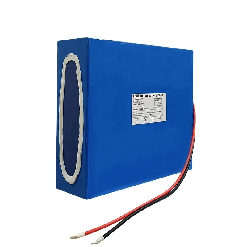 

Rechargeable AAA lithium battery 48V 60AH can be customized ternary lithium battery pack with PVC