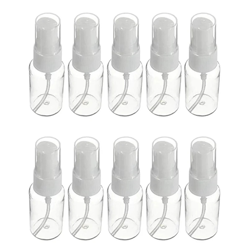 AA20-10Pcs beauté Transparent en plastique parfum vide vaporisateur petite bouteille de voyage avec vaporisateur fin bouteille 20Ml