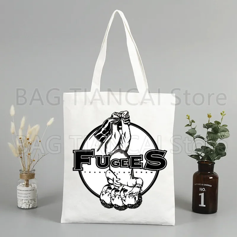

Fugees Refugees Lauryn Hill Shopping Bag Shopper Eco Canvas Cotton Shopper Bolsas De Tela Bag Shoping Reusable Sacolas