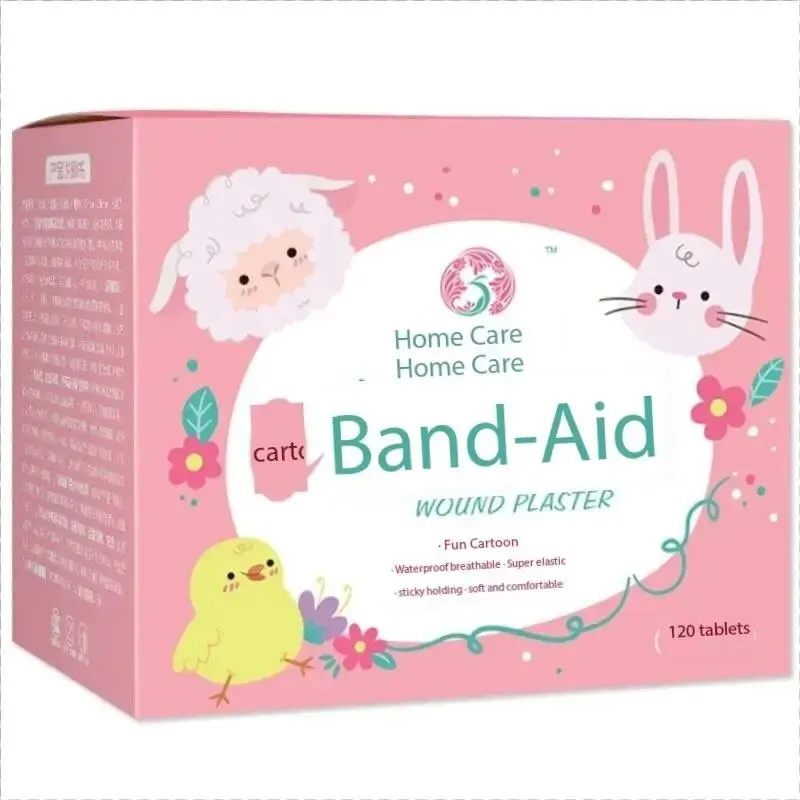 120 PCS Band-Aid Cute Mini Children Breathable Waterproof Band-Aid Medical OK Bandage Hemostatic Patch Quick Stop Bleeding