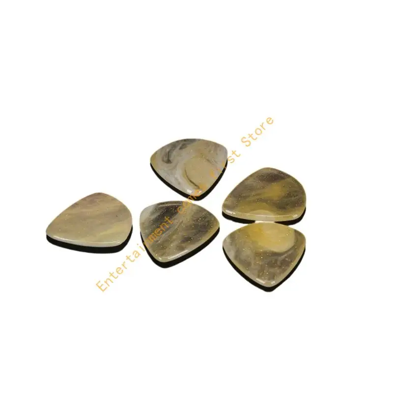 Guitar Picks Flexible Resin for Fast Strumming Textured Edges Multiple Color 55KD