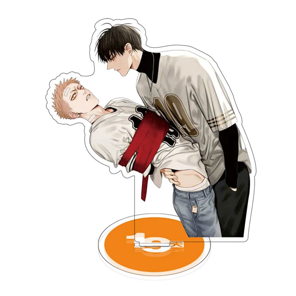 Hot Anime 19 Days Acrylic Figure Stand Model Toys Old Xian Hetian Jian Yi Character Model Desk Decor Cosplay BL Fans 15CM