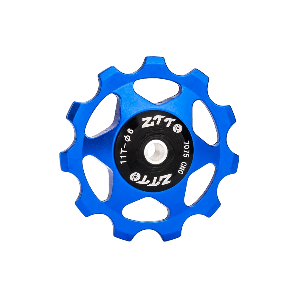ZTTO MTB Fahrrad Schaltwerk Stützrad 11T 13T Stahl Lager Pulley AL7075 CNC Rennrad Guide Roller Idler 4mm 5mm 6mm