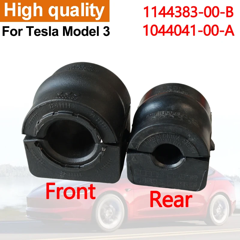 

Front Rear Control Arm Stabilizer Anti Roll Bar Rubber Bushings 1144383‑00‑B 1044041‑00‑A For Tesla Model 3 2017-2023