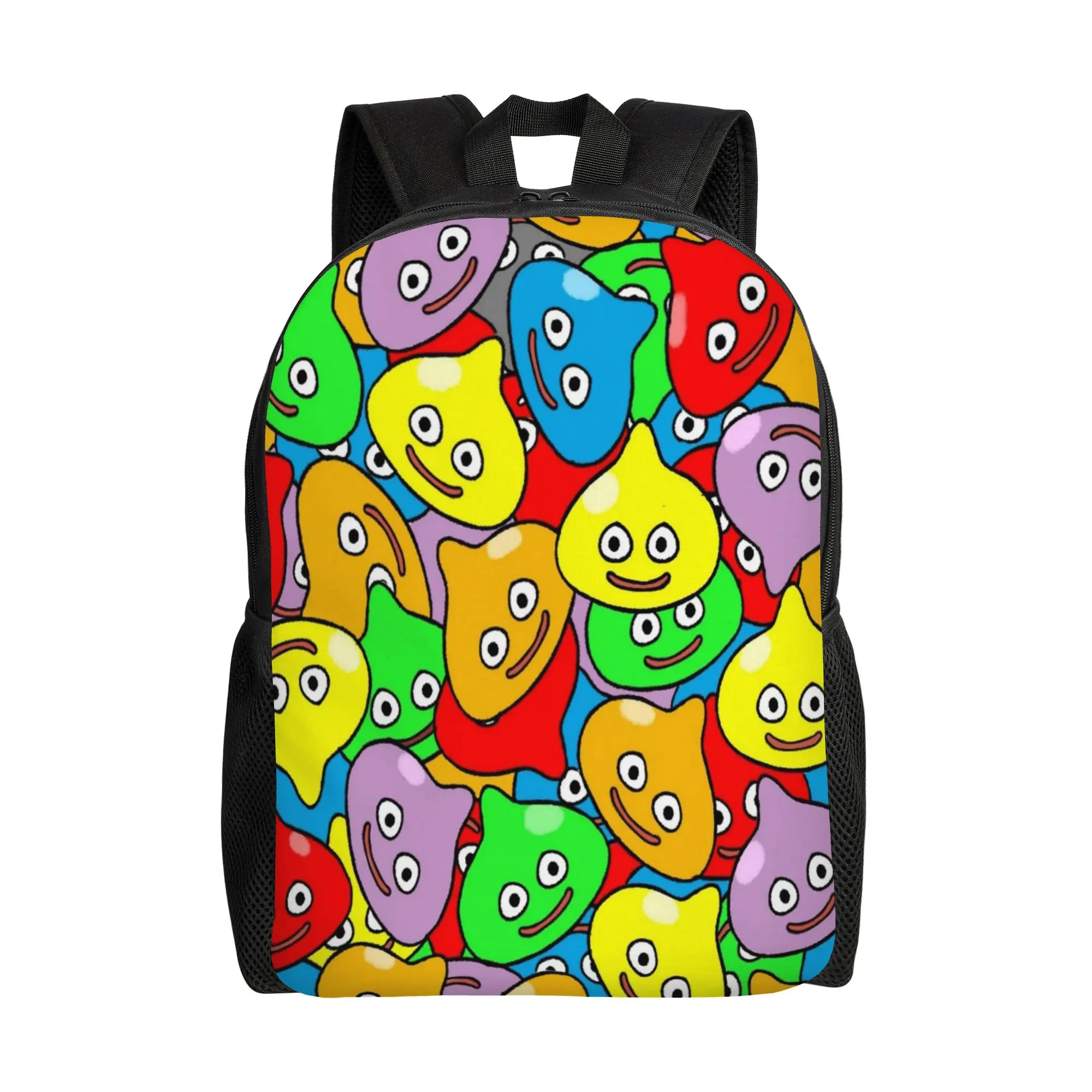 Dragon Quest Slime  Backpack  Boy Polyester Camping Backpacks Soft Stylish School Bags Rucksack