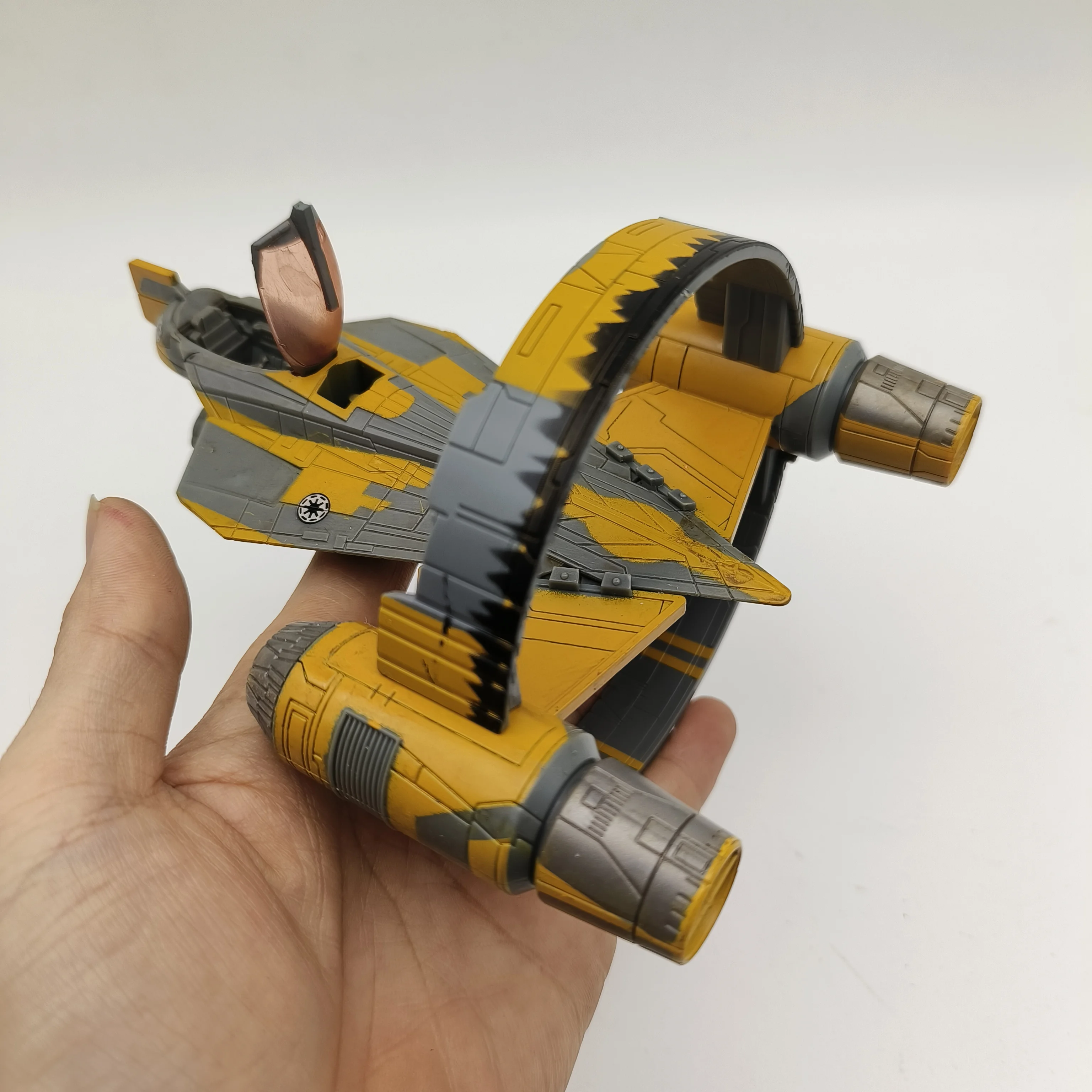 هاسبرو ستار وورز مركبات صغيرة بمقياس 1/72 الدفعة: سلسلة القوارب المقاتلة X-Wing/TIE، نموذج البضائع السائبة للتجميع