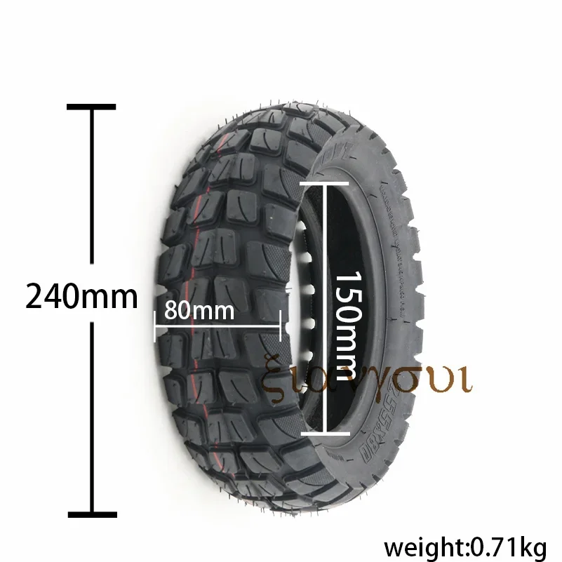 255x80 10 Inch Off Road City  Tire Inner Tube Inflatable Tyre for Electric Scooter Speedual Grace  Zero X