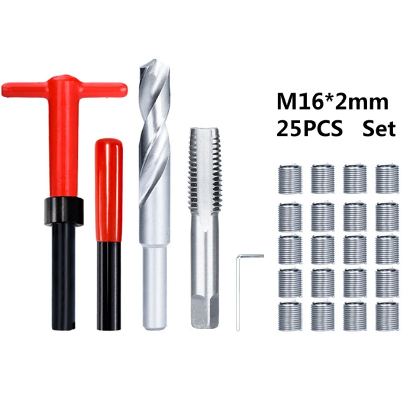 ステンレス鋼ネジ修理キット,高圧スイッチギア,マイクロ波通信,自動車部品,m16x2に最適