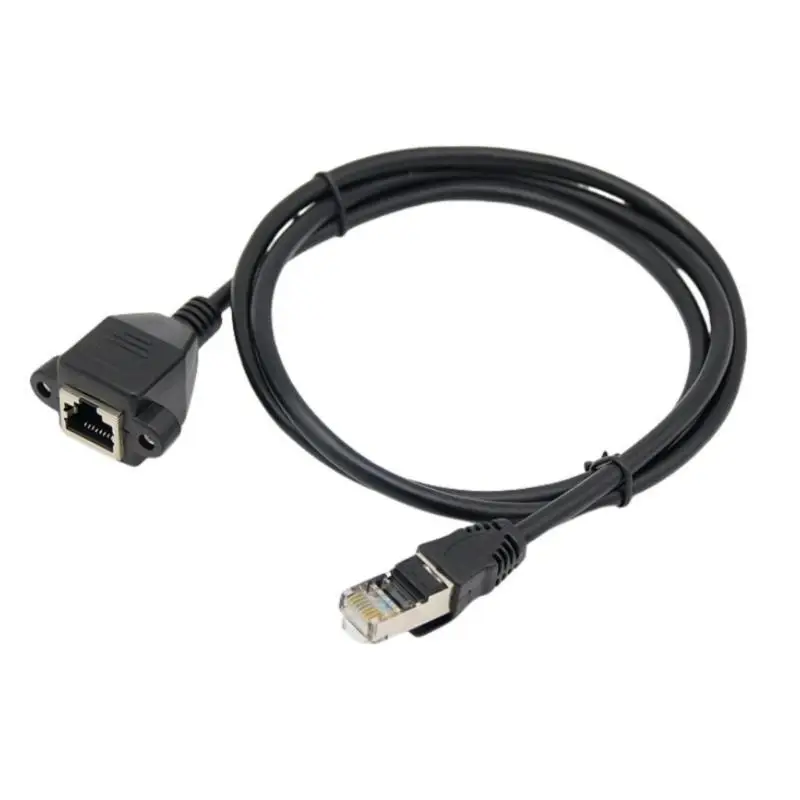 

R53C Straight Head Ethernet Cable Extension RJ45 Male Female for Stable Connection