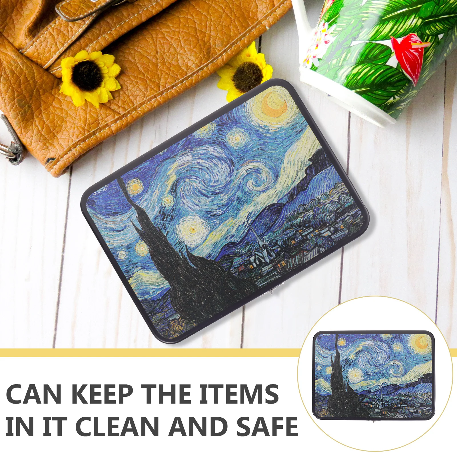 

Compact Tinplate Box Jewelry Storage Organizer Lockable Container for Small Items Gifts Onion Potato Storage Basket