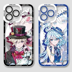 Anime Genshin Fengdan Case For Xiaomi Redmi Note 13 12 11 Pro Plus 4G 5G 12S 11S 10 10S 9 9S 8 13C 12C 10C Soft Silicone Etui