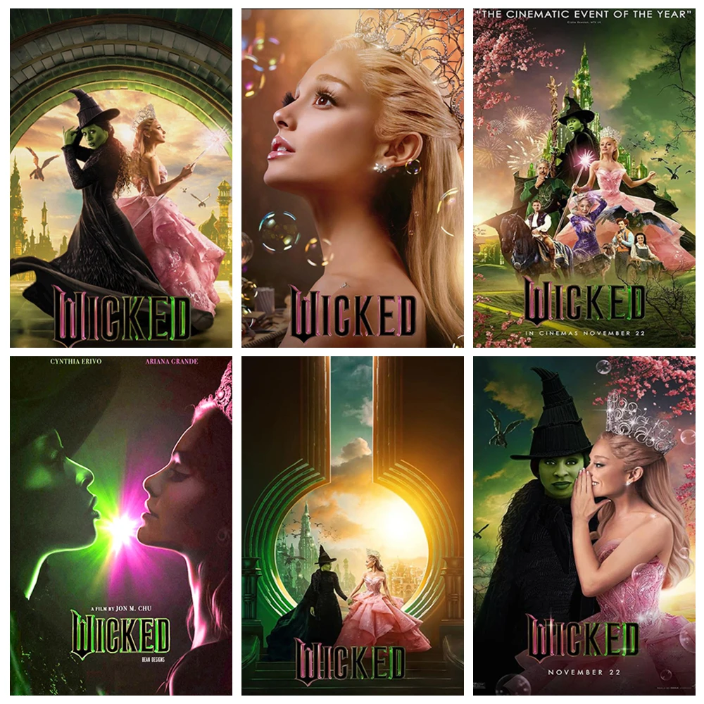 Wicked Movie Full Round Drill 5D DIY Diamant Malerei Kunst Mosaik Home Decor Geschenke