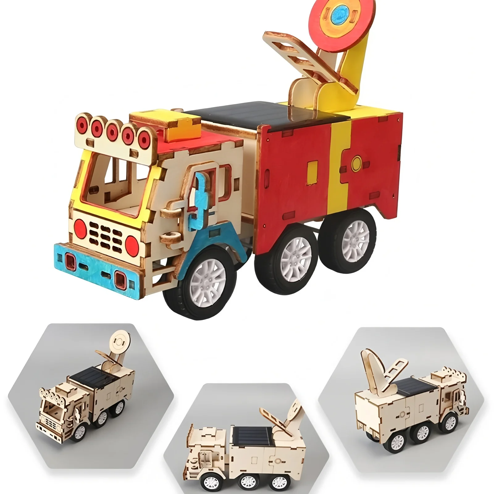 DIY-Spielzeug für Wissenschafts- und Bildungsexperimente für Kinder, handmontierte Modelle, 3D-Holzpuzzles, Wissenschafts- und Bildungsspielzeug – Detail 1