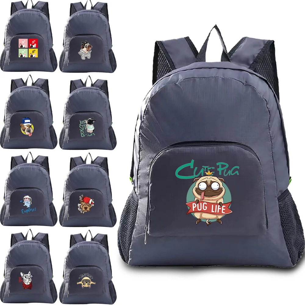 Foldable Backpack Portable Travel Hiking Folding Bag High Capacity Ultralight Outdoor Pack for Men Daypack Dog Series Backpacks