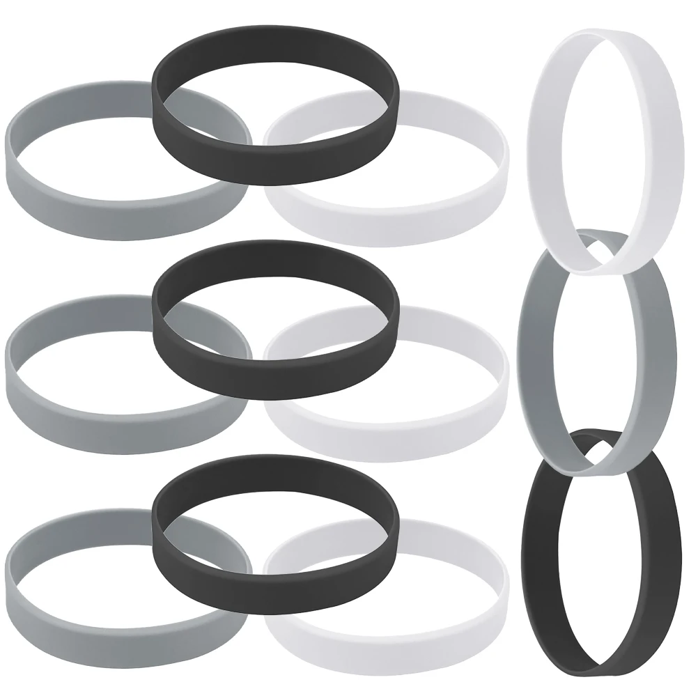 12 szt. Silikonowy Separator Palców Korektor Rozciągający Czarny Szary Biały Narzędzie do Pedicure Pielęgnacji Stóp dla Kobiet i Mężczyzn