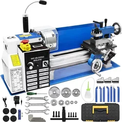 550W Precision Mini Lathe Lathe Machine 7 X14 Metalworking Mini Metal Max Key Power Horizontal Technical Sales Video Support CNC