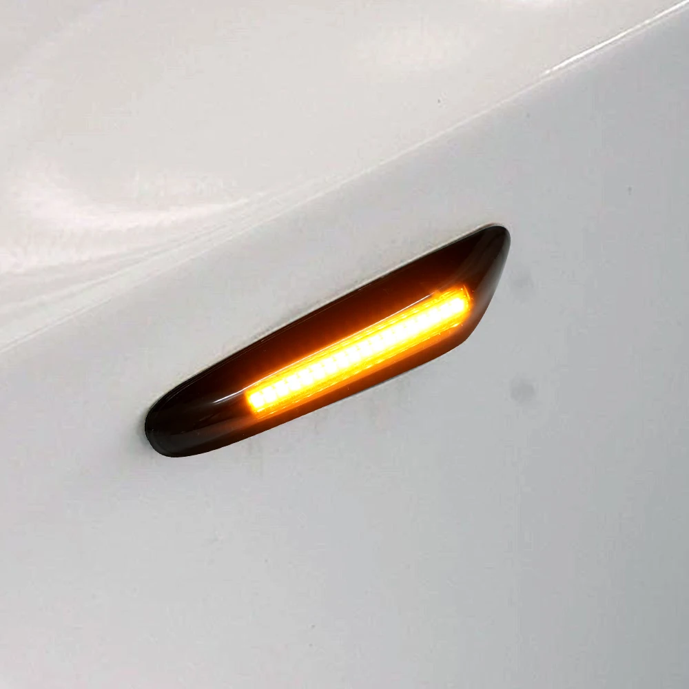 ديناميكية الجانب ماركر بدوره إشارة مصباح ليد لسيارات BMW 1 3 5 سلسلة E46 E60 E61 E81 E82 E87 E88 E90 E91 E92 E93 X1 E84 X3 E83 X5