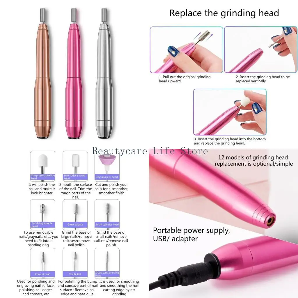 

652c USB Electric Manicure Machine Profession