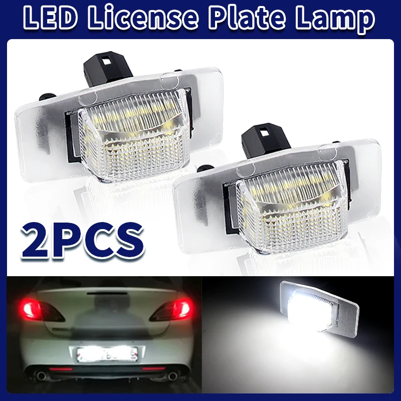 

Для Mazda 323 MX-5 NB MPV MK II Tribute Protege5 для Ford Escape 01-07 Белые светодиодные фонари номерного знака для Mercury Mariner