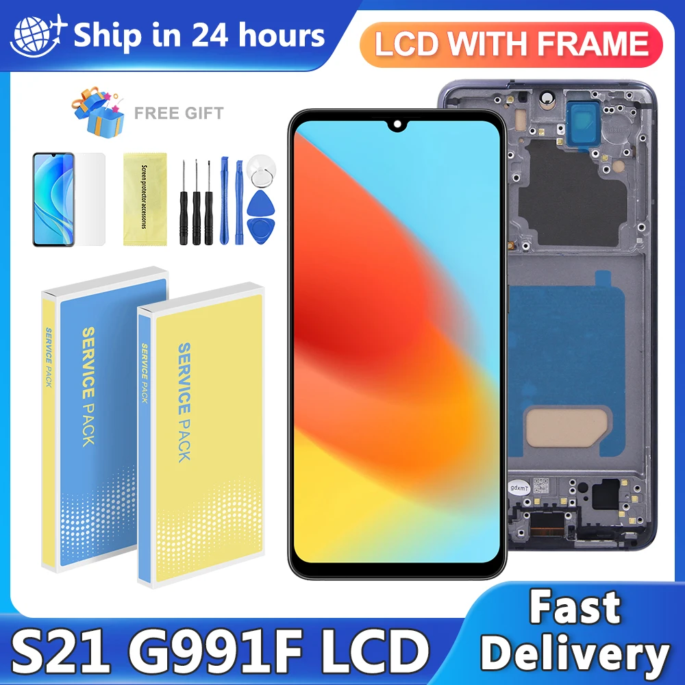 6.1'' TFT LCD For Samsung S21 5G LCD Display SM-G991B G991B/DS G991U Touch Screen Digitizer Assembly Replacement S21 Display