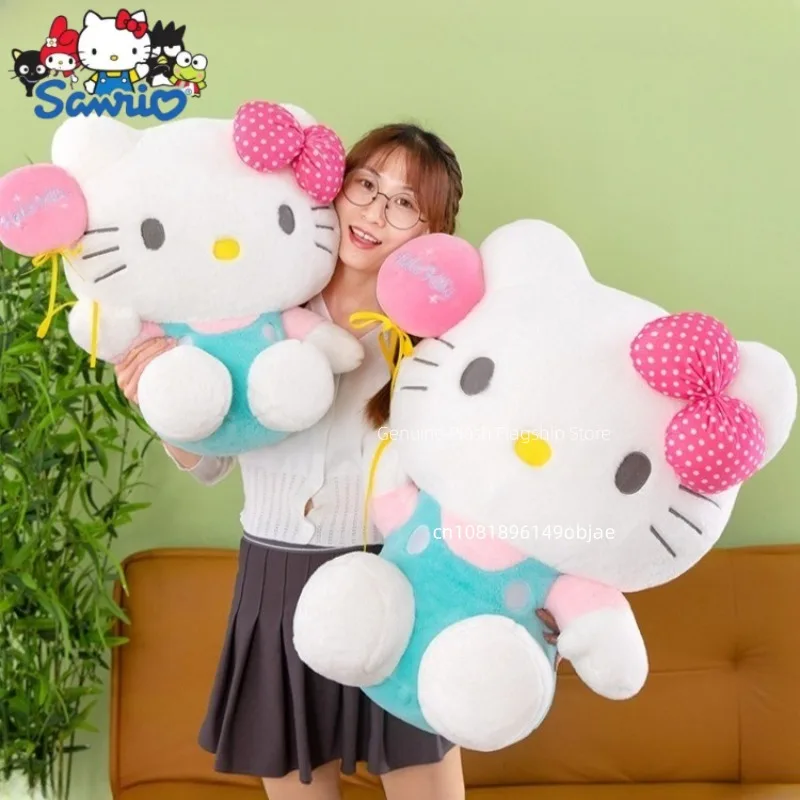 

35/55/75cm Big Size Hello Kitty Balloon Sanrio Anime Plush Stuffed Doll Kawaii Room Decoration Plushies Pillow Ornaments Gifts