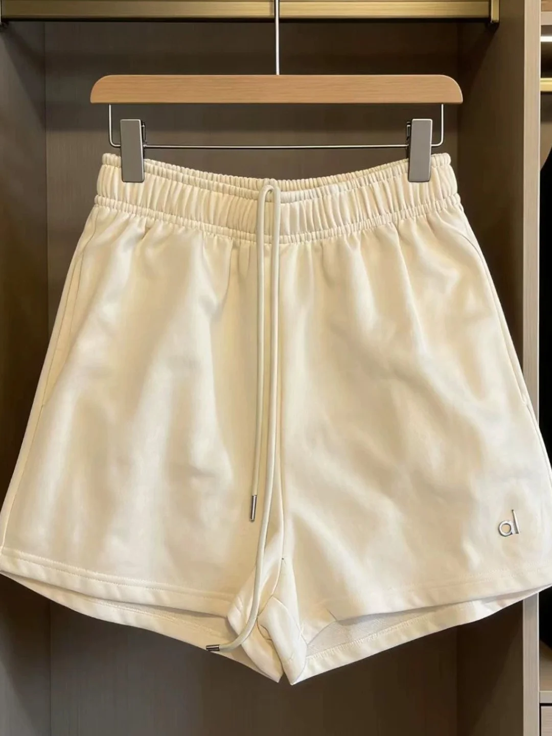 Fashionable Sporty Women's Short Pants Summer New Style Fitness Drawstring mid Waist Versatile Outerwear Yoga Trousers