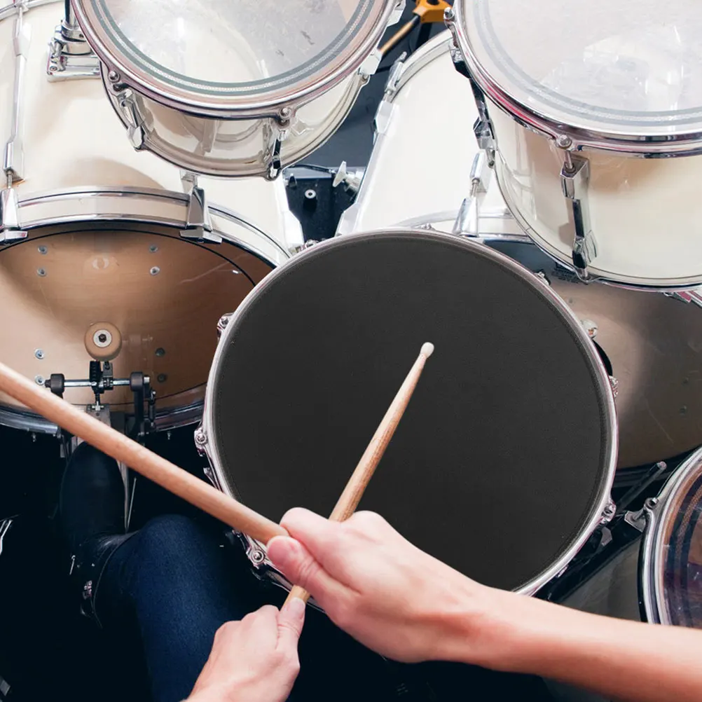 

Drum Silence Pad Drops Dampeners Drumpad Drumming Mute Practicing Pads Percussion Practice for Drummers Mat