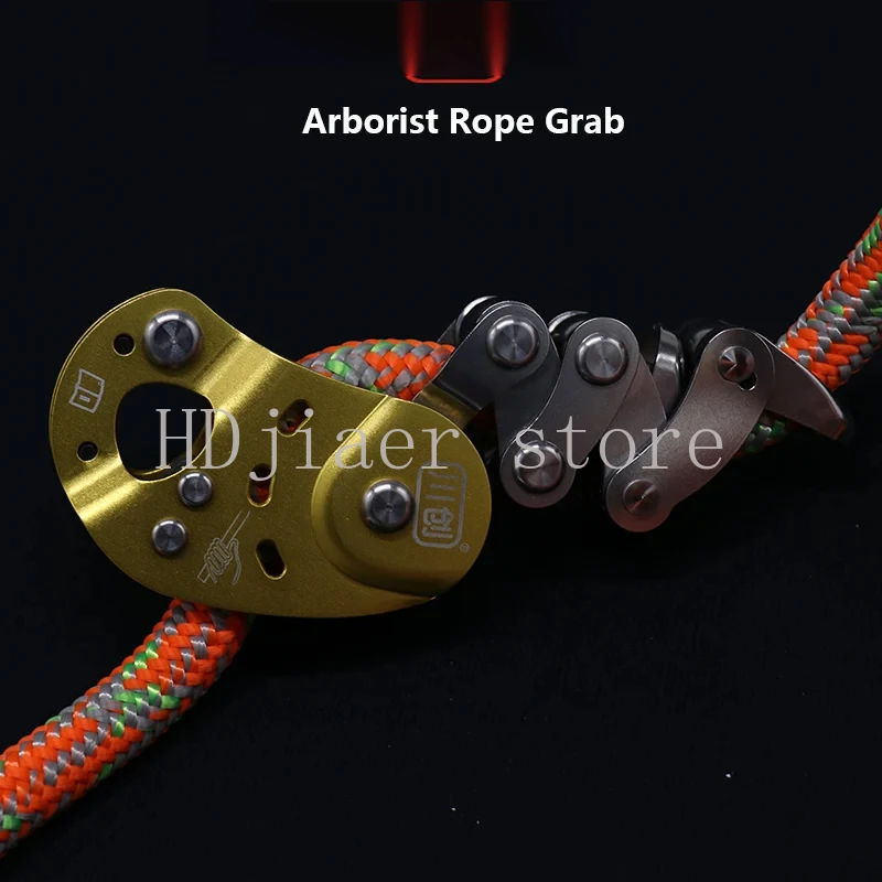 Arborist انتزاع رفع بكرة العمل ارتفاع السلامة تزوير فهم أداة في الهواء الطلق استكشاف حبل متسلق رابيلينج بيلاي الصاعد